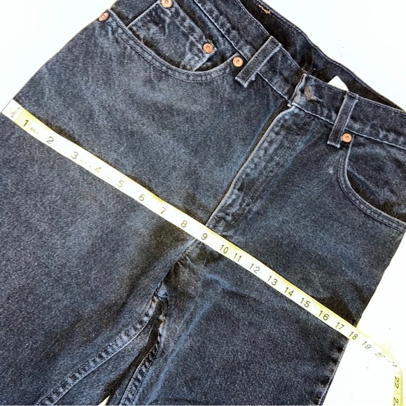 Levi’s 17550-0260 Black Faded Mom Jeans Size 7/27” Vintage 90s - Picture 9 of 12